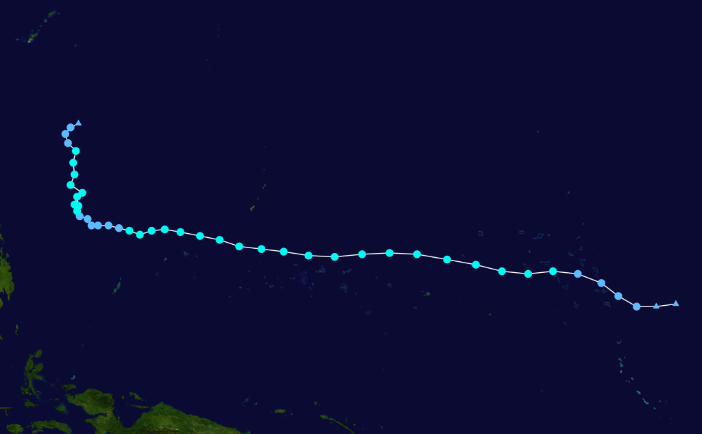 2004年颱風“塔拉斯”路徑圖