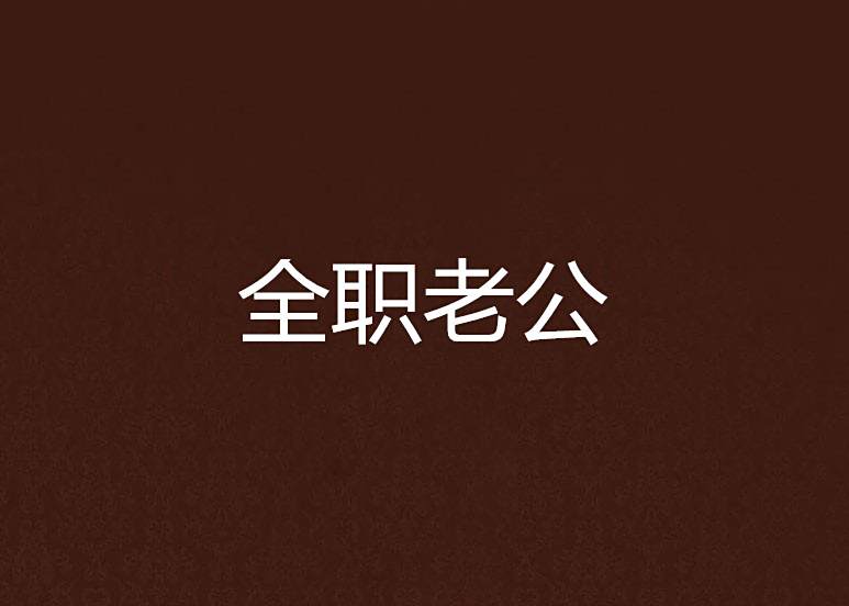 全職老公(有些秘密不必說創作的網路小說) 全職老公(有些秘密不必說創作的網路小說)
