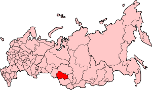 新西伯利亞州在俄羅斯的位置