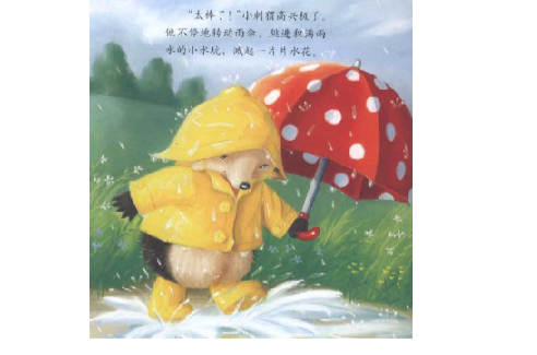 雨中的小紅傘