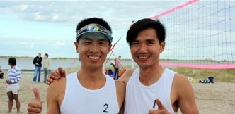 李贊東(左)和馬來西亞華人Sean Lee