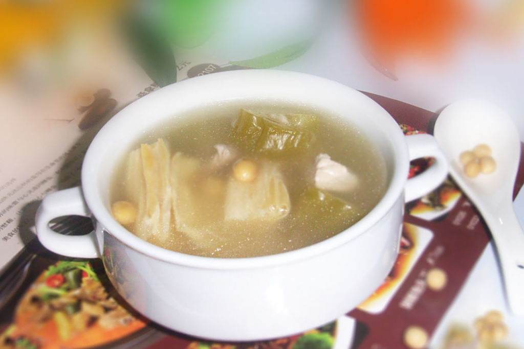 腐竹瓜片煲 腐竹瓜片煲