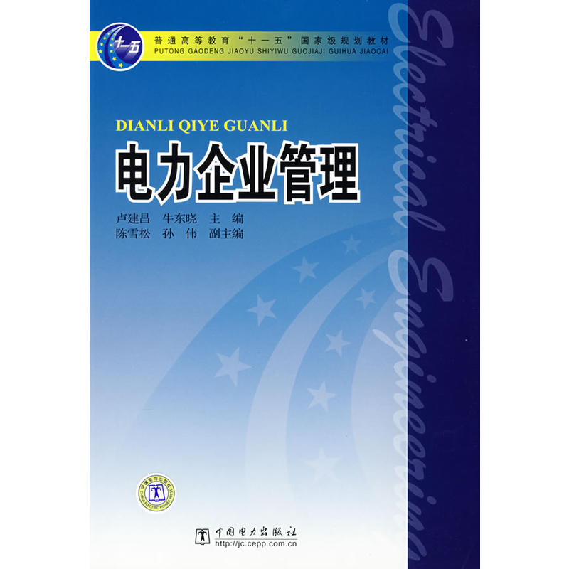 電力企業管理(中國水利水電出版社2006年版圖書)