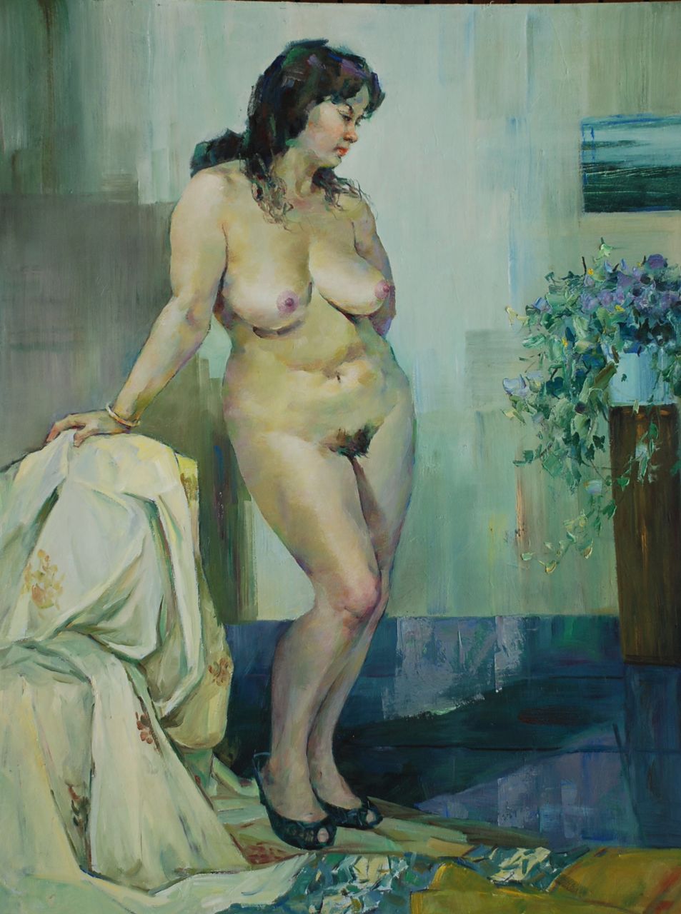 油畫-女人體