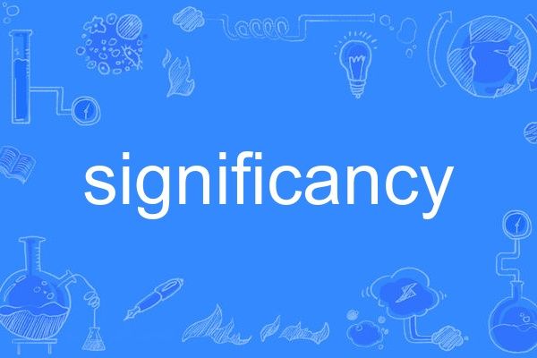 significancy significancy