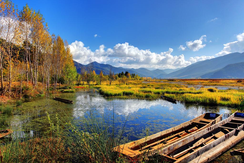 瀘沽湖草海景區