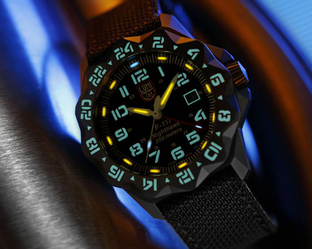 Luminox氚氣自發光錶盤