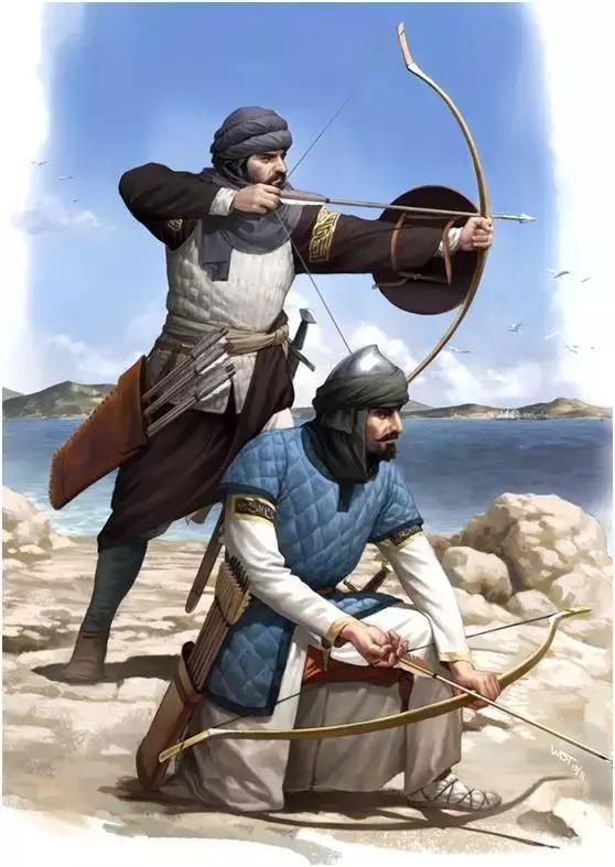 克里特島上的阿拉伯弓箭手