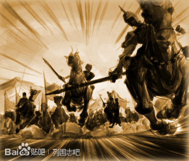 《列國志》原畫：騎兵