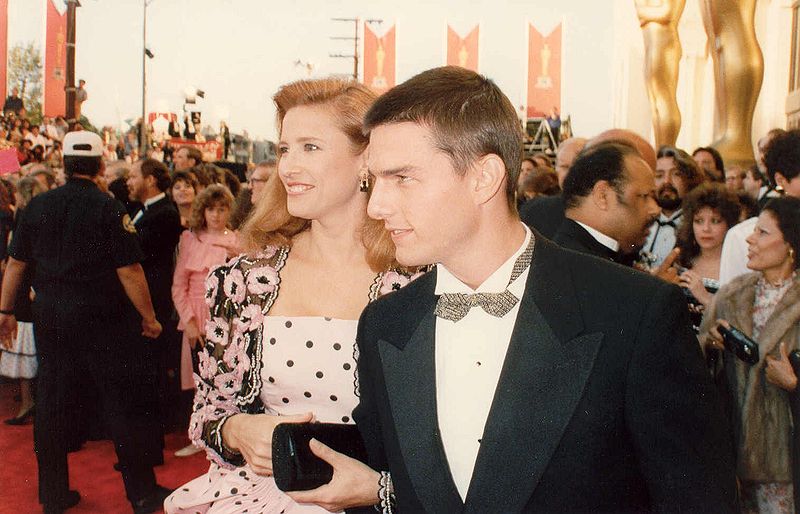 湯姆和首任妻子羅傑斯出席奧斯卡(1989年)