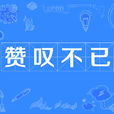 讚嘆不已 讚嘆不已