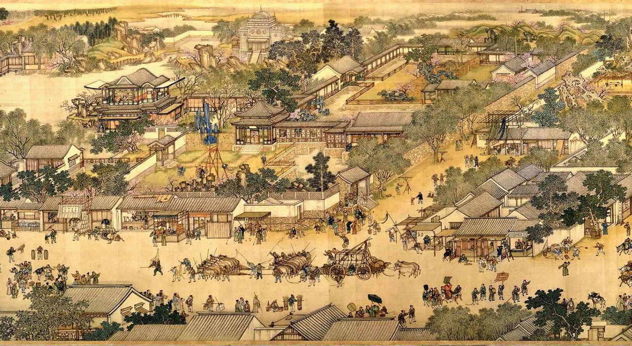 《清明上河圖》中汴京的繁華景象