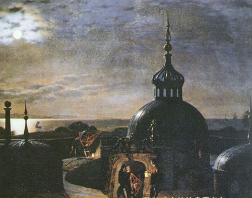 丹麥天文學家第谷1576年建立的汶島天文台