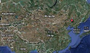 葉茂台鎮在中國的位置