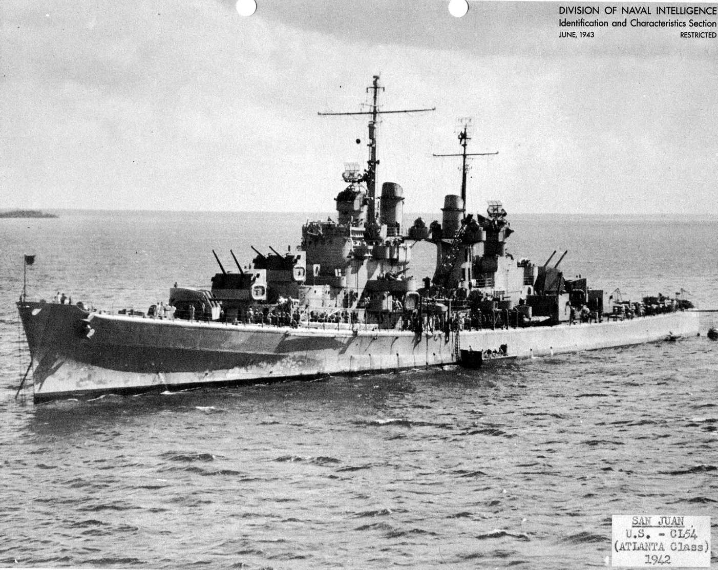 美國“聖胡安”號輕巡洋艦