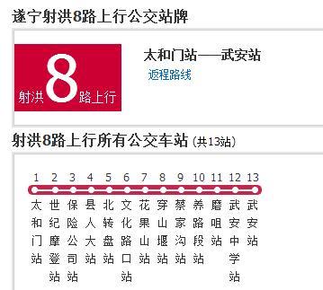 射洪公交8路 射洪公交8路