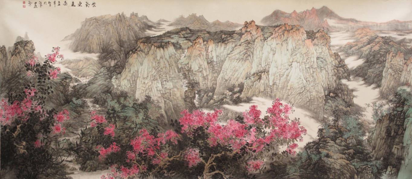 中國文字博物館貴賓廳陳列 曲春林 作品