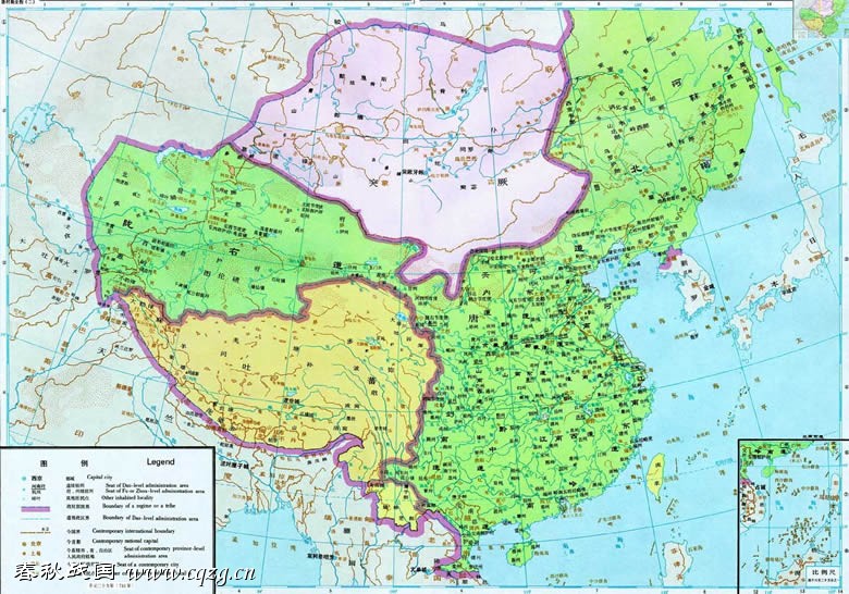安史之亂前的唐朝疆域