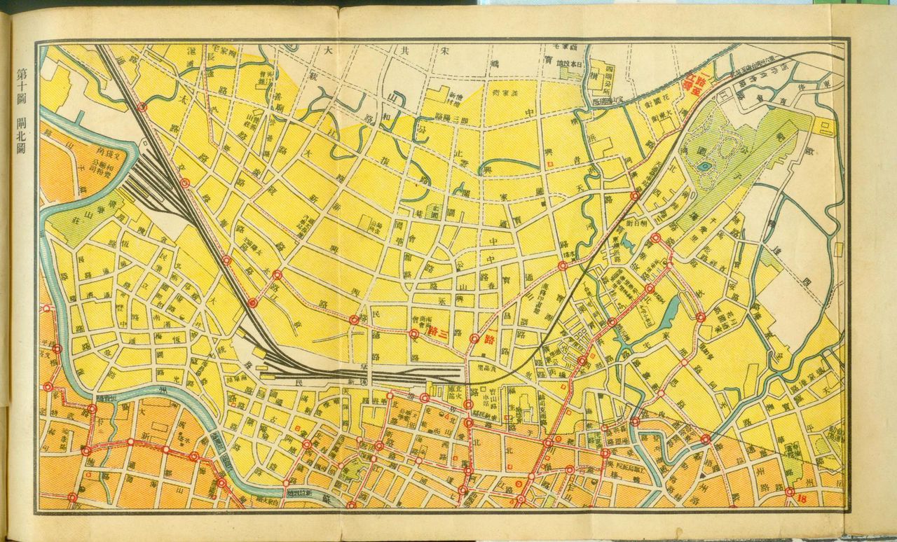 1933年地圖可見同濟路為今同心路的所在地