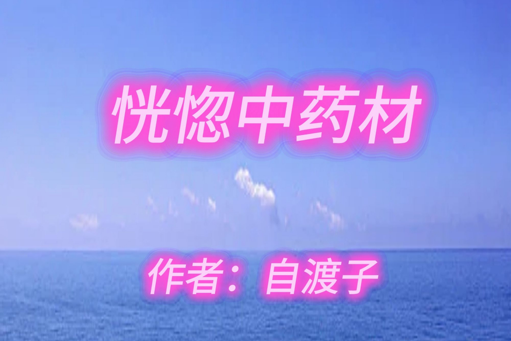 恍惚中藥材 恍惚中藥材