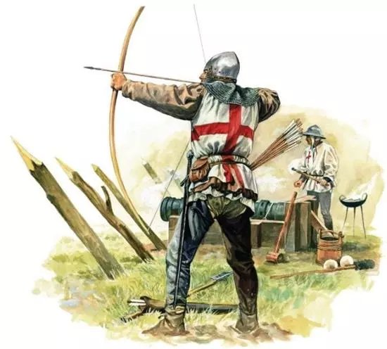 近戰能力欠佳的弓箭手 成為了後期英軍的絕大部分