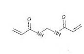 N，N‘-二甲基雙丙烯醯胺 結構式