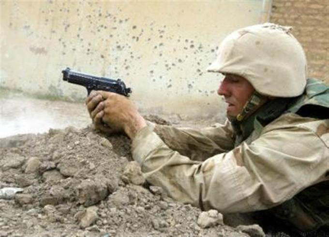在伊拉克戰爭中使用的M9