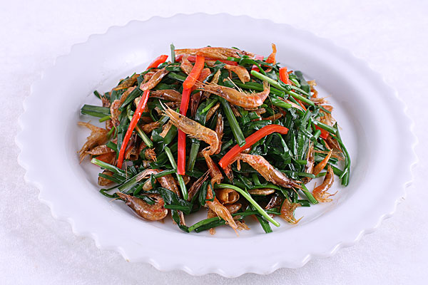 韭菜炒蝦米