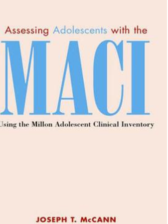 Assessing Adolescents with the MACI Assessing Adolescents with the MACI