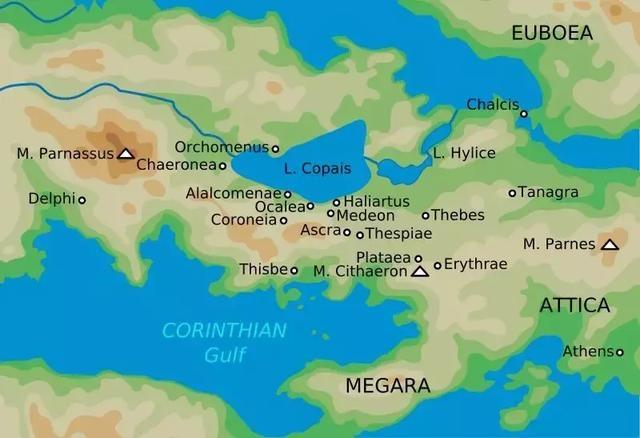 復興後底比斯 將大部分彼奧提亞地區聯合起來