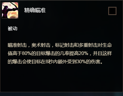 精確瞄準 精確瞄準