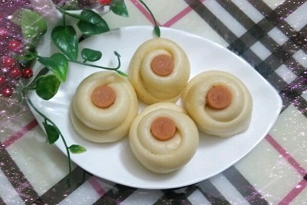 火腿腸花捲 火腿腸花捲