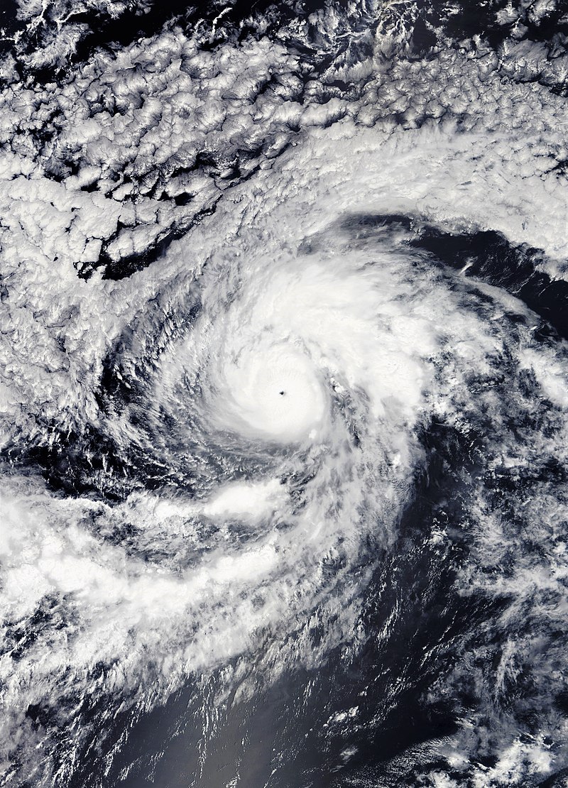 颶風奧的斯 衛星雲圖