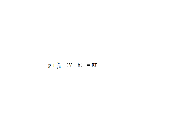 范德瓦爾斯物態方程