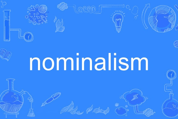 nominalism nominalism