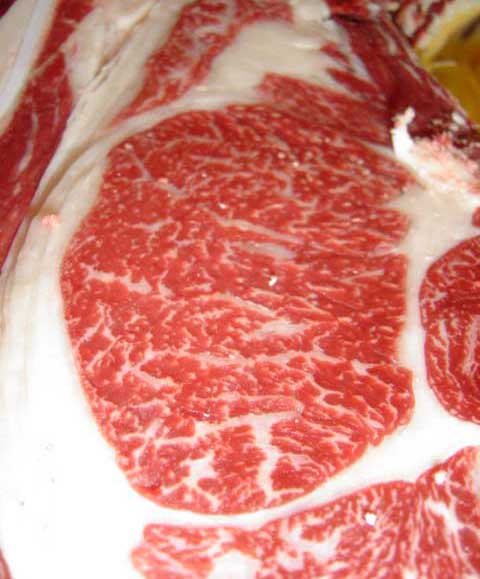牛肉大理石花紋