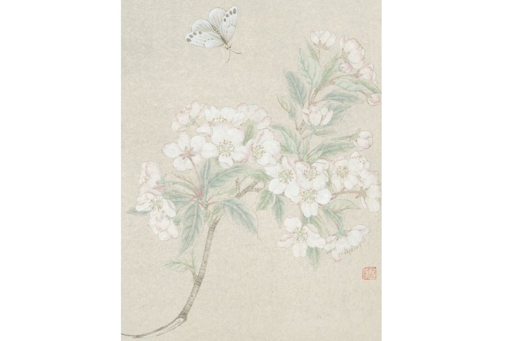 海棠依舊(王君中國畫作品) 海棠依舊(王君中國畫作品)