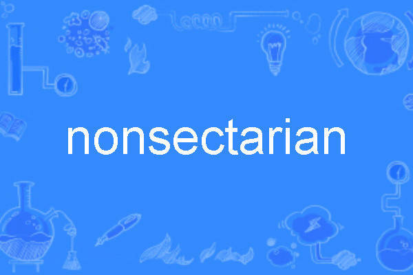 nonsectarian nonsectarian