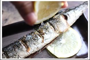日式美味烤秋刀魚