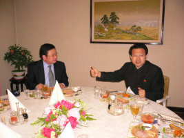 朝鮮外務省副相六方會談副團長朴明國在平壤