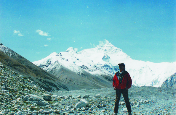 蔡迪安先生1997年在珠穆朗瑪峰