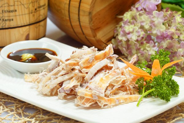 拌魷魚乾 拌魷魚乾