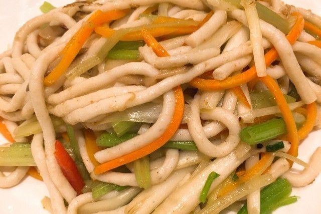 生炒魚面 生炒魚面