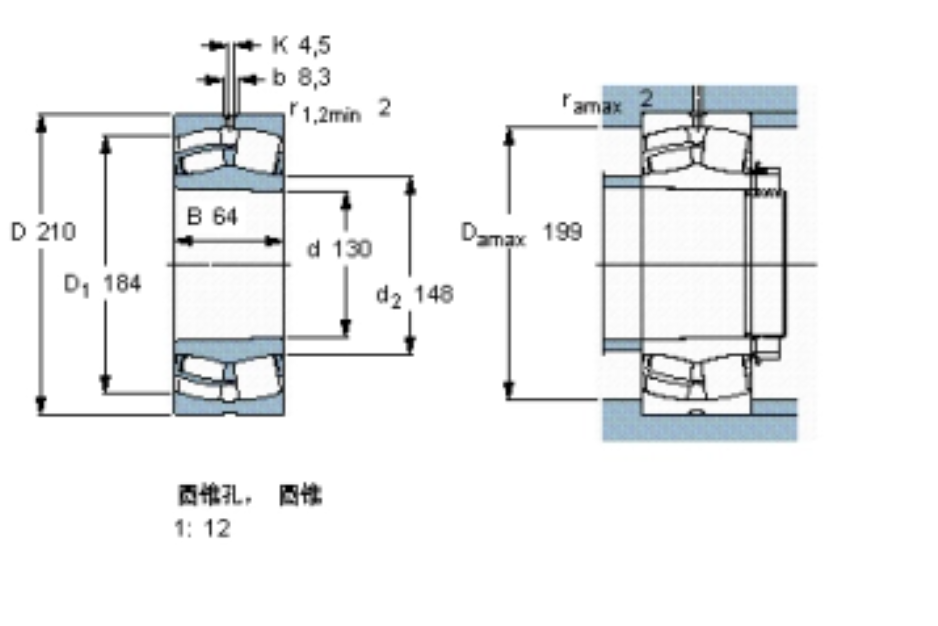 SKF 23126CCK/W33軸承 SKF 23126CCK/W33軸承