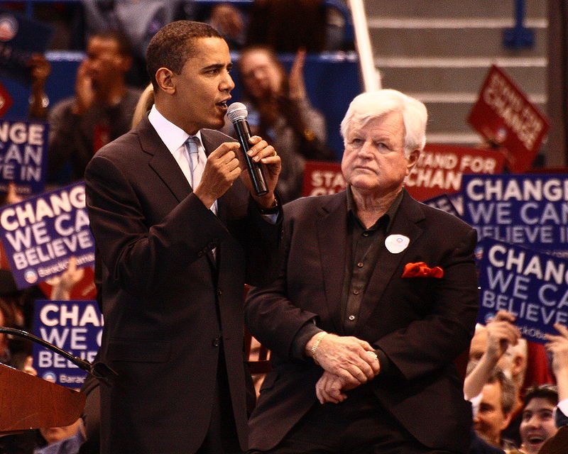 2008年2月為歐巴馬助選
