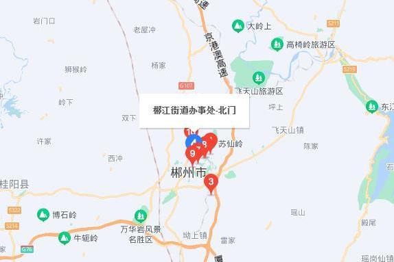 郴江北路 郴江北路