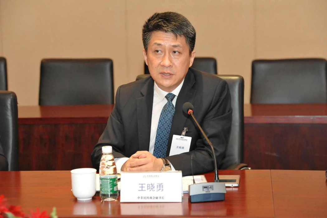 王曉勇(中非民間商會法定代表人、執行會長、黨建工作領導小組常務副組長) 王曉勇(中非民間商會法定代表人、執行會長、黨建工作領導小組常務副組長)