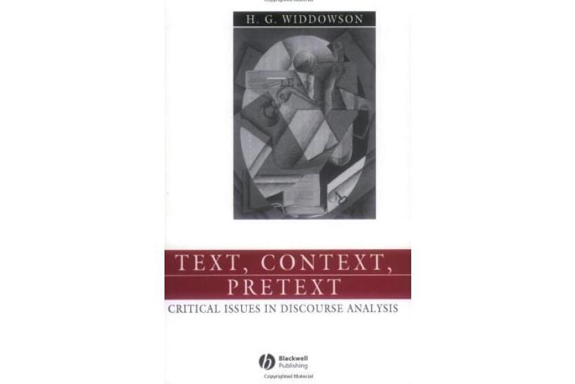 Text, Context, Pretext Text, Context, Pretext