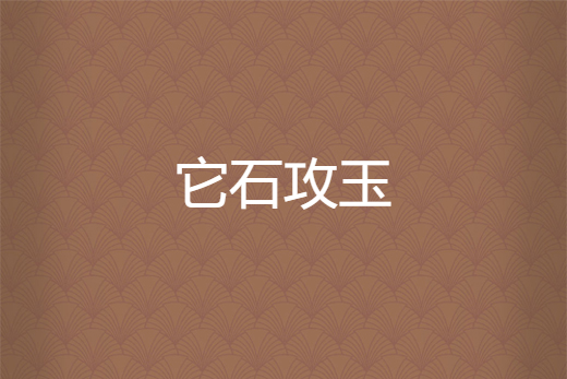 它石攻玉 它石攻玉