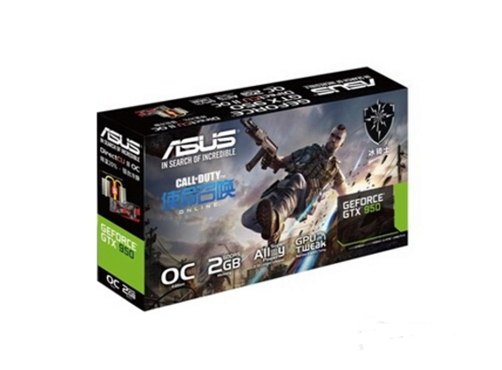 華碩冰騎士GTX 950-DC2OC-2GD5 華碩冰騎士GTX 950-DC2OC-2GD5